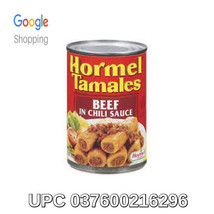 UPC 037600216296 - Hormel Beef Tamales, In Chili Sauce , 15 Ounces, 6 In... - $26.60