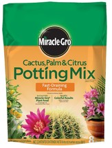 Miracle-Gro 72078500  Cactus Palm And Cit Potting Mix 8Qt - £13.38 GBP