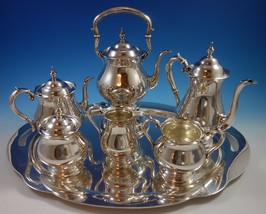 Old French by Gorham Sterling Silver Tea Set 6pc with Tray (#1639) Excep... - $11,830.50