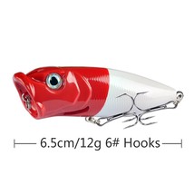 1pcs Quality Whopper Plopper 65mm 12g TopWater Popper Fishing Lure Hard Bait Wob - £40.88 GBP