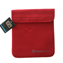 Traveler&#39;s Choice Small Neoprene Pouch Red 9&quot;H x 8&quot;W - £14.72 GBP