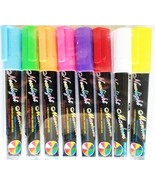 Car Window LED Board Markers Washable Fluorescent Neon 4mm Tip 1 Marker/... - £3.13 GBP