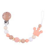Baby Soother Clip Infant Dummy Holder Strap Pacifier Chain Silicone Beads - $174.97 MXN+