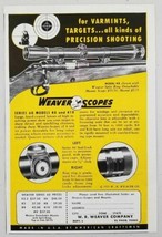 1955 Print Ad Weaver Rifle Scopes Model K8 Precision Shooting El Paso,TX - $9.16