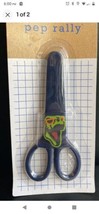 Pep Rally 5.3&quot;  Blunt Tip Scissors w/Sheath Blue, Dinosaur with Glasses - £9.50 GBP