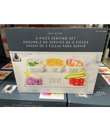 Rae Dunn 5 Piece Stoneware Serving Set | Spread, Dip, Dunk + Serve Plate... - €42,42 EUR