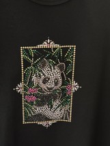 Christine Alexander cotton spandex shirt panda size S fuller fit - $759.65 MXN
