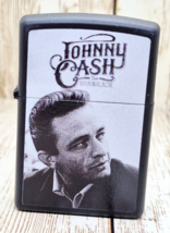 Johnny Cash The Man In Black Zippo Lighter Black Matte Finish 2024 - $32.99