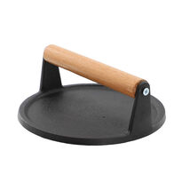 MegaChef 7.5 Inch Round Heavy Duty Cast Iron Grill Press - $40.61