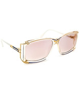 Cazal Sunglasses MOD 179 COL 263 Gold &amp; White &amp; Blue Square Germany 56 mm - $299.99