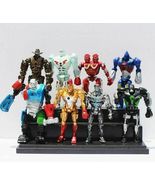 8pcs/Set Movie Real Steel Zeus Atom Midas Noisey Boys Action Figures Rob... - £22.79 GBP