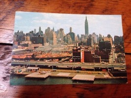 Vtg 1960s Port Authority West 30th St Heliport New York City NYC Posted ... - $16.99
