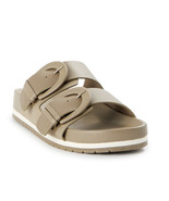 Time and Tru Women&#39;s Dressy Footbed Slide Sandals Sage Size 11 New - $25.56 CAD