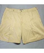 Croft Barrow Men Shorts Size 44 Tan Preppy Pleats Classic Chino Lightwei... - £11.32 GBP
