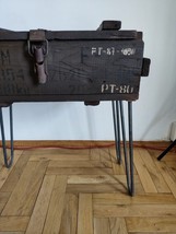 Industrial Coffee Table | Wooden Military Ammo Chest | Rustic Farmhouse ... - $1,847.25 MXN