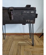 Industrial Coffee Table | Wooden Military Ammo Chest | Rustic Farmhouse ... - $1,847.25 MXN