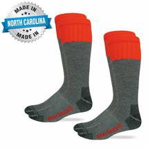 Realtree Mens Merino Wool Tall Boot Socks Steel Toe Ultra-Dri 2 Pair Pack - £12.77 GBP