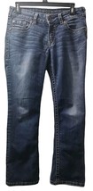 Silver Jeans Womens Size 29 Suki Surplus Low Bootcut Jean Dark Blue - £10.99 GBP