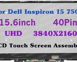 15.6In Lcd 3840X2160 4K Uhd 40Pin Touch Screen Digitizer Replacement Dis... - £245.24 GBP