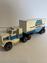 Vintage Clover Semi Truck Trailer Movers World U-Haul Van LInes 11.5” Long - £22.13 GBP