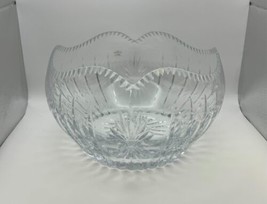Faberge Crystal EMPRESS CROWN 9&quot; Round Serving Bowl - £95.56 GBP