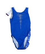 Spektrum Blue Crystal Design Gymnastics Leotard AXS Sparkling &amp; Stylish NWT - €28,64 EUR