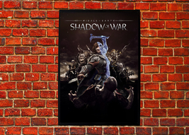 Middle Earth Shadow Of War The Lord Of The Rings World LOTR Video Game Poster - £2.39 GBP