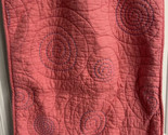 Grammercy Studio Quilted pink and lavender Standard Sham Cotton 20 by 26... - $5.89
