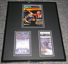 2008 SEC Championship Alabama vs Florida Framed Ticket &amp; Program Display - £47.47 GBP