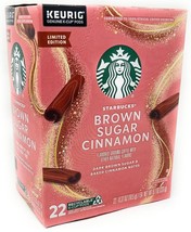 Starbucks Brown Sugar Cinnamon Coffee 22 to 132 Count  K cups Choose Any Size - $28.87+