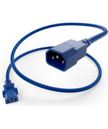 UNC Group PWCD-515PC13-15A-02F-BLU POWER CORD 5-15P TO C13 15AMP BLUE 2FT - $617.89 MXN