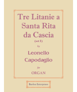 Tre Litanie a Santa Rita da Cascia (set 1) (Op. 257) by Leonello Capodaglio - $14.99