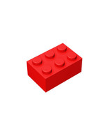 100pcs Part 3002 Brick 2X3 Red Building Pieces Parts Compatible Bricks B... - $50.18 CAD