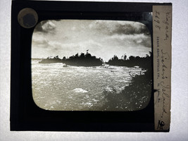 Vintage Black And White Magic Lantern Slide Niagara Sister’s Island - £18.01 GBP