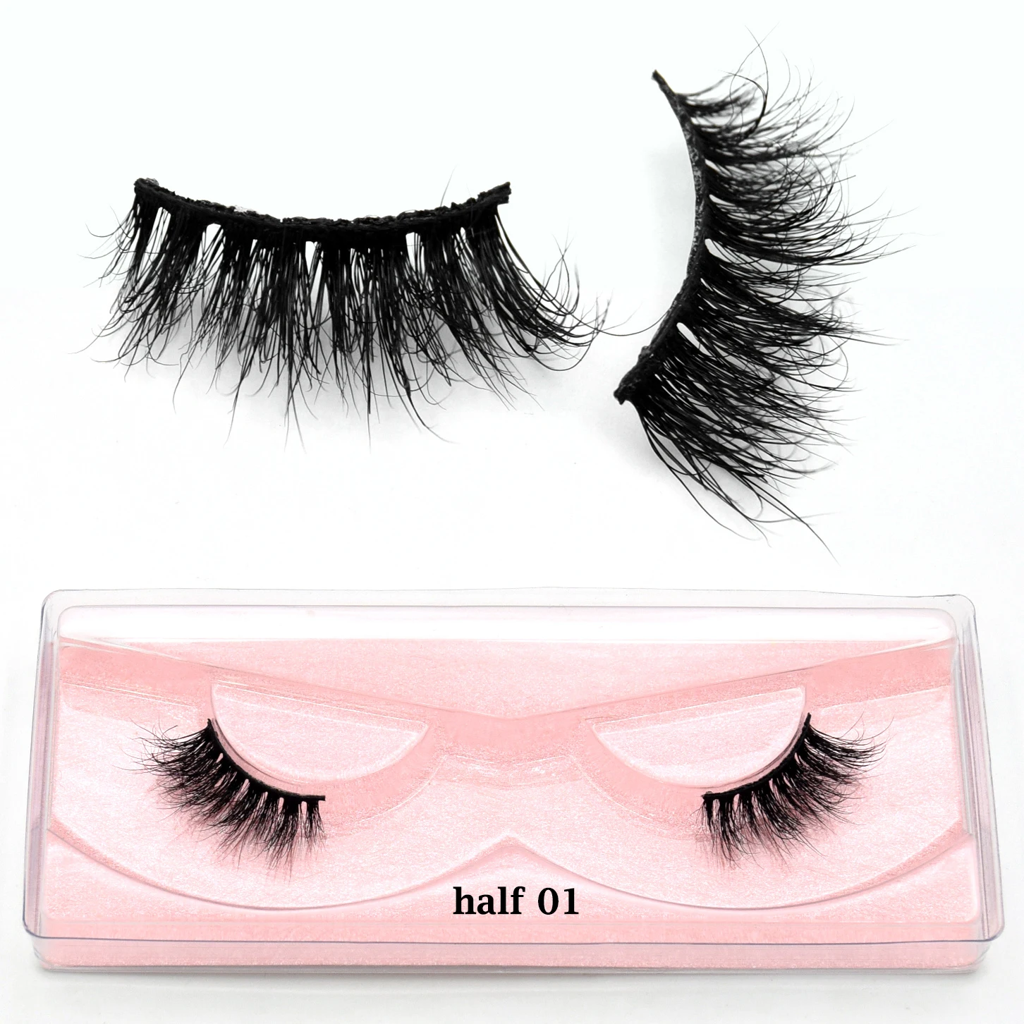  natural false eyelashes fake lashes wispy long makeup 3d mink lashes eyelash extension thumb200