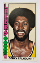 1969 CORKY CALHOUN OVERSIZED TOPPS NBA BASKETBALL CARD # 12 LOS ANGELES ... - $6.99