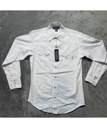 NWT Western Max Shirt M Long Sleeve Pearl Snaps White - $34.11 CAD