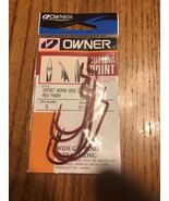owner cutting point offset worm wide gap 5/0 5102-153 5 pr pk red Ships ... - $25.88 CAD