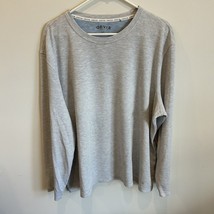 Orvis XXL Women&#39;s Gray &amp; White Striped Long Sleeve Shirt 65% Rayon 35% P... - $370.75 MXN