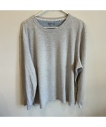 Orvis XXL Women&#39;s Gray &amp; White Striped Long Sleeve Shirt 65% Rayon 35% P... - €17,04 EUR