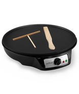 Aluminum Griddle Hot Plate Cooktop - Nonstick 12-Inch Electric Crepe Mak... - $47.99