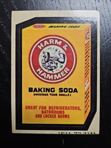 Topps Wacky Packages 3rd Series 1973 Harm And Hammer Baking Soda Parody ... - $27.11 CAD
