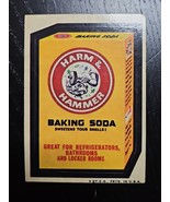 Topps Wacky Packages 3rd Series 1973 Harm And Hammer Baking Soda Parody ... - $27.12 CAD