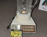 VINTAGE BLENDER WARING SOLID STATE BLENDER WHITE MODEL 11-051  14 SETTINGS - $45.53