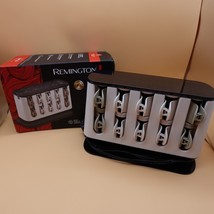 Remington Shine Therapy Hair Setter 20 Hot Rollers 20 Clips Argan Oil &amp; ... - £19.63 GBP