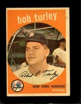 1959 Topps #60 Bob Turley Vg Yankees (Wax) *NY10394 - £16.86 GBP