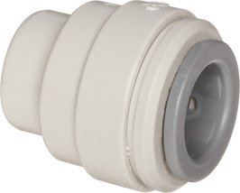 John Guest Acetal Copolymer Tube Fitting, End Stop, 3/8&quot; Tube OD (Pack o... - $19.59