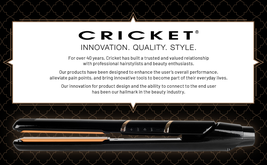 Cricket Ultra Smooth Professional Hair Styling Iron with Argan Oil image 7