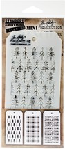Tim Holtz Mini Layered Stencil Set 3/Pkg-Set #32 (Pack of 1) - $43.49