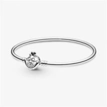 925 Silver Pandora Wonderland Buckle Bracelet, Minimalist Bracelet,Gift ... - £15.94 GBP